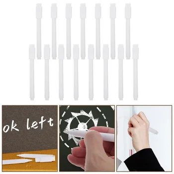 15Pcs течен тебешир маркер с четка бял знак писалки писане писалки за офис домашно училище