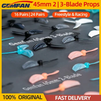 16/24Pairs Gemfan 45mm 2-Blade / 3-Blade витло Ducted 45mm CW / CCW PC Подпори за RC FPV Freestyle Racing 1.8inch Tinywhoop Drone