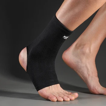 1Pc Спортна защитна екипировка Дишаща ежедневна поддръжка на глезена 3D плетене Найлон Подкрепа за компресия на глезена Тесни ежедневни чорапи
