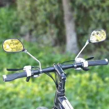 2Pcs велосипед Bike MTB кормило Регулируеми странични огледала за обратно виждане Заместители