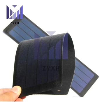2W 6V гъвкав слънчев панел огъваща се аморфна силициева плоча за електрически инструменти DIY