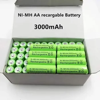 4 ~ 20 PCS 1.2V 3000 MAh NI MH AA Pre-cargado Bateras Recargables NI-MH Recargable AA Batera para Juguetes Micrfono de la Cmara