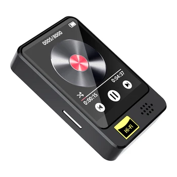 8/16/32/64GB MP3 плейър Bluetooth-съвместим 5.2 MP3 MP4 плейър спортен MP3 плейър с 3.5mm слушалка с електронна книга / FM радио / аларма