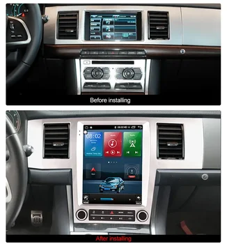 Android 12 За Jaguar XF 2004-2015 Автомобилно радио WIFI Wireless Carplay Auto AHD DSP плейър BT Мултимедия RDS 4G глава