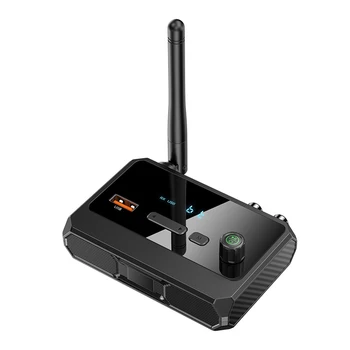 Bluetooth 5.3 приемник предавател ниска латентност стерео AUX 3.5mm оптичен безжичен музикален аудио адаптер дистанционно управление за телевизор PC