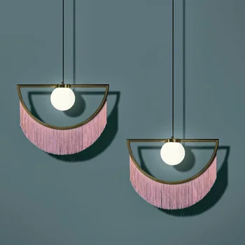 Creative пискюл висулка светлини хол диван таван лампа изкуство нощно легло спалня модел LED висящи осветителни тела