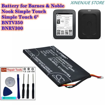 E-книга E-четец батерия 2150mAh DR-NK03,MLP305787,S11ND018A за Barnes&Noble BNRV300,BNTV350,Nook Simple Touch,Simple Touch 6