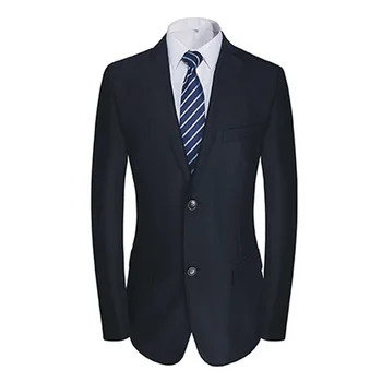 E1555-Мъжки небрежен летен костюм, свободно прилепнало яке