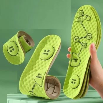 Foot акупресура стелка мъже жени мека дишаща спортна възглавница вложки Абсорбиращи пот дезодорант стелка подложки за обувки