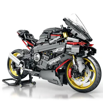 High-Tech 28686 2079Pcs MOC Спортни състезателни мотоциклети S 1000 RR модел градивни блокове тухли детски коледни подаръци момчета играчки
