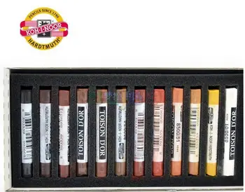 Koh-I-Noor Gioconda Soft Pastel Pencil Set, 24 / Всеки опакован в калай, разнообразни цветни моливи, пастелна пръчка, цветна креда