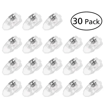 LEDMOMO 30pcs Superbright балон светлини LED мини парти светлина за хартиени фенери (бяло)