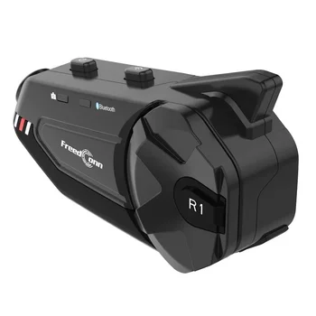 Motorbike Interphone слушалки 1000m мотоциклет група Talk система с HD камера водоустойчив HD обектив R1 Plus