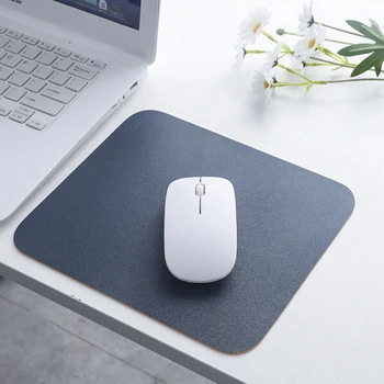 Mouse Pad Desktop Laptop Gaming Leather Mat Easy to Small Non-Slip Waterproof Clean For Anti-scratch