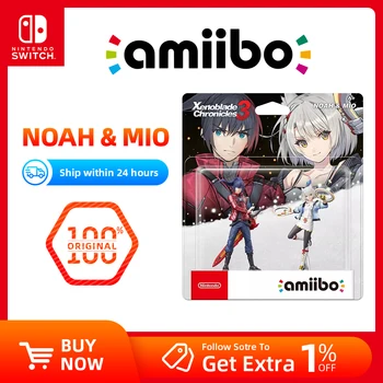 Nintendo Amiibo Фигура - Xenoblade 3 - Noah + Mio - за Nintendo Switch Game Console Game Interaction Model
