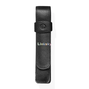Pelikan Leather Single Pen Case, черен, TG11, калъф за 1 инструмент за писане с писалка, телешка кожа Nappa, ръчно изработена