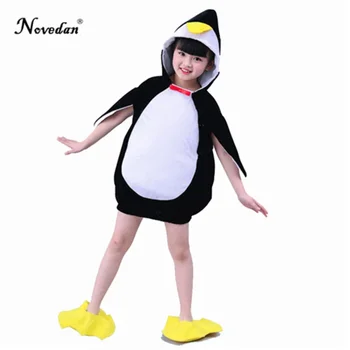 Penguin Animal Хелоуин костюм за бебе бебе момчета момичета облекло фантазия рокля косплей екипировки облекла за карнавално парти
