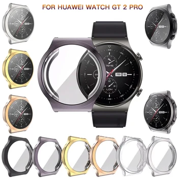 Plating удароустойчив калъф за Huawei Watch GT 2 Pro цял екран защитен капак мек TPU Shell за Huawei GT2 Pro Smartwatch