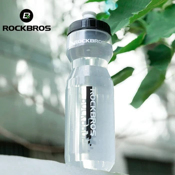 ROCKBROS Бутилка за вода за велосипеди 750ml Голям капацитет Колоездене Вода за пиене Бутилка за велосипеди Външна спортна фитнес преносима бутилка за вода
