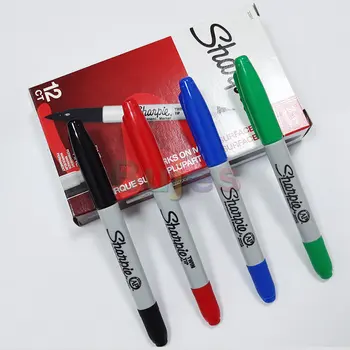 Sharpie 32001/32002/32003/32004 Twin Tip Fine Point и Ultra Fine Point Permanent Marker, опаковка от 12 писалки