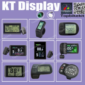 U Ebike KT LCD LED дисплей 24V36V48V LCD3 LCD4 LCD5 LCD8 LCD9 LCD10H LCD11 LED890 LED900S за Ebike KT контролер преобразуване комплект