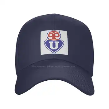 Universidad de Chile Logo Print Graphic Casual Denim cap Плетена шапка Бейзболна шапка