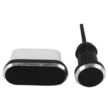 USB C алуминиев прах щепсел комплект тип-C порт за зареждане 3.5Mm жак за слушалки мобилен телефон аксесоари за Huawei Mate 20