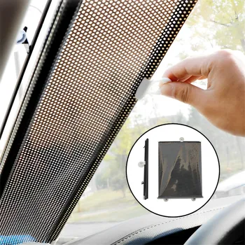 Автомобилно предно стъкло Сенник Сенник Слънчева защита Прибиращ се комплект Предно задно стъкло UV-защитни завеси Автомобилни сенници