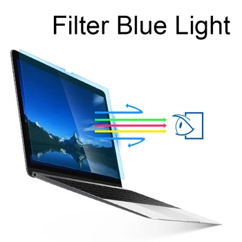 Анти-синя светлина екран протектор за Macbook Air 13 Pro 14 16 M1 M2 2021 2023 A2337 A2681 A2442 A2485 лаптоп 15.6 17.3'' 12 филм