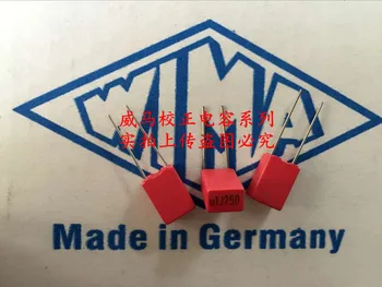 Безплатна доставка 10бр/30бр WIMA Германия кондензатор MKS2 250V 0.1UF 250V 104 P = 5mm