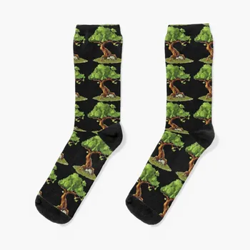 Бонсай дърво - японска култура и дърво Любител на изкуството Чорапи Спортни чорапи обувки Момче Детски чорапи Дамски