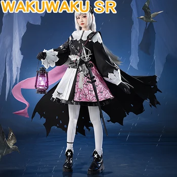 В НАЛИЧНОСТ WakuWaku-SR игра Arknights косплей костюм Ирен жени игра Arknights костюм Хелоуин Ирен косплей костюм обувки