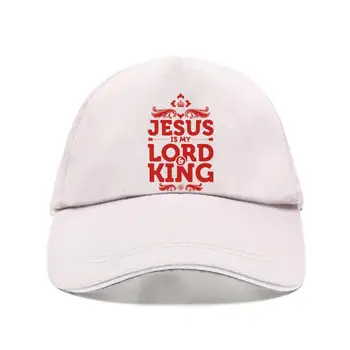 един размер Мъже Бил шапки Исус е моят Господ и крал смешно Бил шапки мъжки Snapback Crewneck памук
