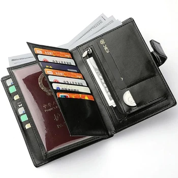 Кратко мъже портфейл случайни мъжки портмонета цип карта чанта Hasp монета чанта малък паспорт покритие Мъжка чанта Carteira Masculina Billetera