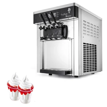 Лятна гореща продажба от неръждаема стомана преносим софтичен фригомат нова производствена машина, за да направи мек сладолед за магазин за закуски