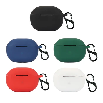 Мек силиконов капак за слушалки с карабинер за SoundPEATS Mini Pro Безжичен Bluetooth-съвместим калъф