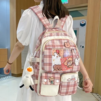 Мода полиестер мъже раница Дамски студент училище чанта случайни студент офис дама subaxillary чанти Commuter рамо чанта