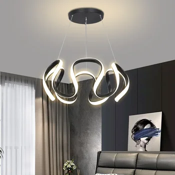 Модерно LED осветление на полилеи за трапезария Мода LED полилей лампа Начало декор висулка лампа осветителни тела хол