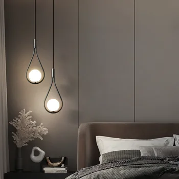 Модерно творчество личност сърцевиден вътрешен полилей спалня кабинет хол трапезария декорация LED висулка