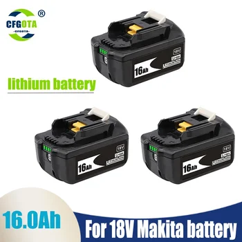 оригинал за Makita 18V 16000mAh 16.0Ah акумулаторна батерия за електроинструменти с LED литиево-йонна подмяна LXT BL1860B BL1860 BL1850