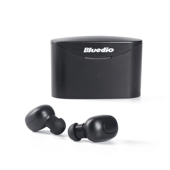 Оригинален Bluedio T-elf TWS Bluetooth слушалка 5.0 оригинален с кутия за зареждане в ухото спорт безжична слушалка за музика мобилен телефон
