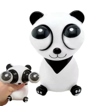 Офис аксесоари Сладко животно декомпресия играчки Топка за декомпресия Сладка малка бяла панда Стиснете очите Стрес Анти-налягане