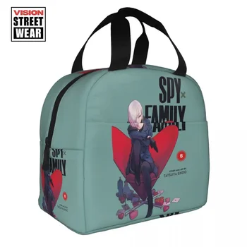 Персонализирана шпионска X семейна чанта за обяд жени термичен охладител изолирани кутии за обяд за деца училище плодове пресни чанта за съхранение