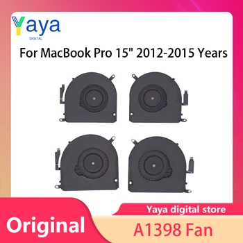 Пълен тест Оригинален A1398 ляв десен вентилатор за охлаждане на процесора за MacBook Pro Retina 15