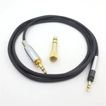 Резервен аудио кабелен кабел 3.5mm За Sennheiser HD518 HD558 HD598 Слушалки 6.35mm Мъжки кабел за слушалки Аксесоари за слушалки Нови