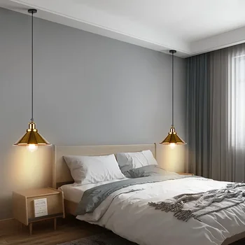 Реколта полилей индустриална висулка лампа ретро таванско помещение 3 глави висящи светлина високо качество черно злато творчески трапезария осветление