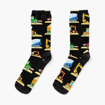 Строителен багер самосвал булдозер бетонобъркачка чорапи спортни чорапи спортни чорапи мъжки чорапи дамски