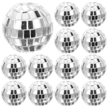 Хелоуин Светлоотразителни диско топки Коледна украса Различни размери Малки диско топки Огледална диско топка декорации 3CM